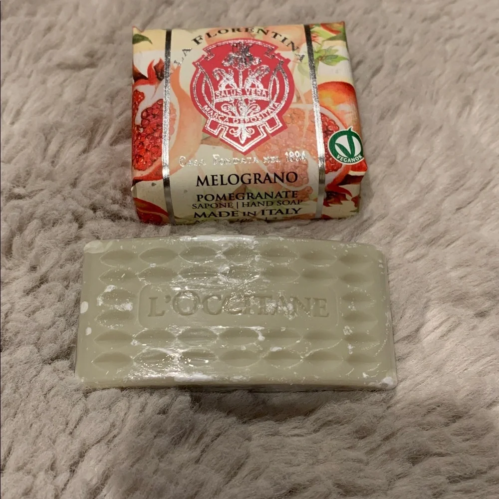 L'OCCITANE and Melograno Pomegranate Soaps
